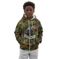 761st Tank Battalion African American Kid Hoodie Black Panthers Cartoon Mascot - Military History Camouflage Paw