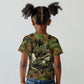 761st Tank Battalion African American Kid T shirt Black Panthers Cartoon Mascot - Military History Camouflage Paw