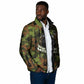 761st Tank Battalion African American Padded Jacket Black Panthers Cartoon Mascot - Military History Camouflage Paw