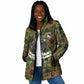 761st Tank Battalion African American Padded Jacket Black Panthers Cartoon Mascot - Military History Camouflage Paw