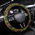 761st Tank Battalion African American Steering Wheel Cover Black Panthers Cartoon Mascot - Military History Camouflage Paw