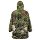 761st Tank Battalion African American Wearable Blanket Hoodie Black Panthers Cartoon Mascot - Military History Camouflage Paw