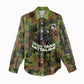 761st Tank Battalion African American Women Casual Shirt Black Panthers Cartoon Mascot - Military History Camouflage Paw