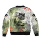 761st Tank Battalion Bomber Jacket Black Panthers - Come Out Fighting - Military Watercolor
