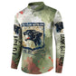 761st Tank Battalion Button Sweatshirt Black Panthers - Come Out Fighting - Military Watercolor