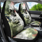 761st Tank Battalion Car Seat Cover Black Panthers - Come Out Fighting - Military Watercolor