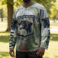 761st Tank Battalion Hockey Jersey Black Panthers - Come Out Fighting - Military Watercolor