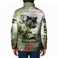 761st Tank Battalion Padded Jacket Black Panthers - Come Out Fighting - Military Watercolor