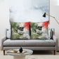 761st Tank Battalion Pillow Cover Black Panthers - Come Out Fighting - Military Watercolor