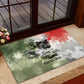 761st Tank Battalion Rubber Doormat Black Panthers - Come Out Fighting - Military Watercolor