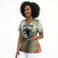 761st Tank Battalion Scrub Top Black Panthers - Come Out Fighting - Military Watercolor