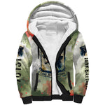 761st Tank Battalion Sherpa Hoodie Black Panthers - Come Out Fighting - Military Watercolor