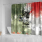 761st Tank Battalion Shower Curtain Black Panthers - Come Out Fighting - Military Watercolor