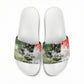 761st Tank Battalion Slide Sandals Black Panthers - Come Out Fighting - Military Watercolor