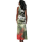 761st Tank Battalion Tank Maxi Dress Black Panthers - Come Out Fighting - Military Watercolor