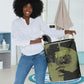 761st Tank Battalion Original Black Panthers Laundry Basket Come Out Fighting - Sherman Tank Military - Distressed Scratch