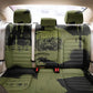 761st Tank Battalion Original Black Panthers Back Car Seat Cover Come Out Fighting - Sherman Tank Military - Distressed Scratch
