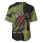 761st Tank Battalion Original Black Panthers Baseball Jersey Come Out Fighting - Sherman Tank Military - Distressed Scratch