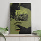 761st Tank Battalion Original Black Panthers Canvas Wall Art Come Out Fighting - Sherman Tank Military - Distressed Scratch