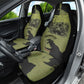 761st Tank Battalion Original Black Panthers Car Seat Cover Come Out Fighting - Sherman Tank Military - Distressed Scratch