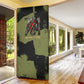 761st Tank Battalion Original Black Panthers Door Cover Come Out Fighting - Sherman Tank Military - Distressed Scratch