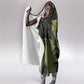 761st Tank Battalion Original Black Panthers Hooded Blanket Come Out Fighting - Sherman Tank Military - Distressed Scratch
