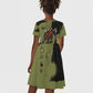761st Tank Battalion Original Black Panthers Kid Short Sleeve Dress Come Out Fighting - Sherman Tank Military - Distressed Scratch