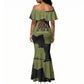 761st Tank Battalion Original Black Panthers Mermaid Dress Come Out Fighting - Sherman Tank Military - Distressed Scratch