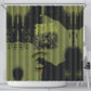 761st Tank Battalion Original Black Panthers Shower Curtain Come Out Fighting - Sherman Tank Military - Distressed Scratch