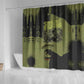 761st Tank Battalion Original Black Panthers Shower Curtain Come Out Fighting - Sherman Tank Military - Distressed Scratch