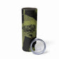 761st Tank Battalion Original Black Panthers Skinny Tumbler Come Out Fighting - Sherman Tank Military - Distressed Scratch