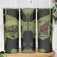761st Tank Battalion Original Black Panthers Skinny Tumbler Come Out Fighting - Sherman Tank Military - Distressed Scratch