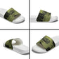 761st Tank Battalion Original Black Panthers Slide Sandals Come Out Fighting - Sherman Tank Military - Distressed Scratch