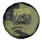 761st Tank Battalion Original Black Panthers Spare Tire Cover Come Out Fighting - Sherman Tank Military - Distressed Scratch