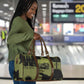 761st Tank Battalion Original Black Panthers Travel Bag Come Out Fighting - Sherman Tank Military - Distressed Scratch