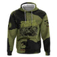 761st Tank Battalion Original Black Panthers Zip Hoodie Come Out Fighting - Sherman Tank Military - Distressed Scratch