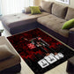 Mexico City 1968 Black Power Salute Area Rug Unapologetic Civil Rights History Urban Graffiti Art