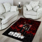 Mexico City 1968 Black Power Salute Area Rug Unapologetic Civil Rights History Urban Graffiti Art