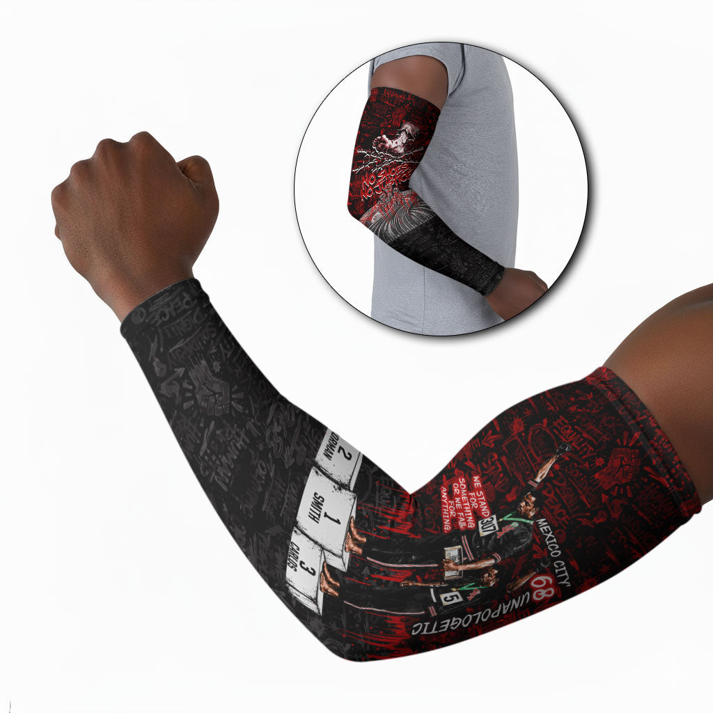 Mexico City 1968 Black Power Salute Arm Sleeves Unapologetic Civil Rights History Urban Graffiti Art