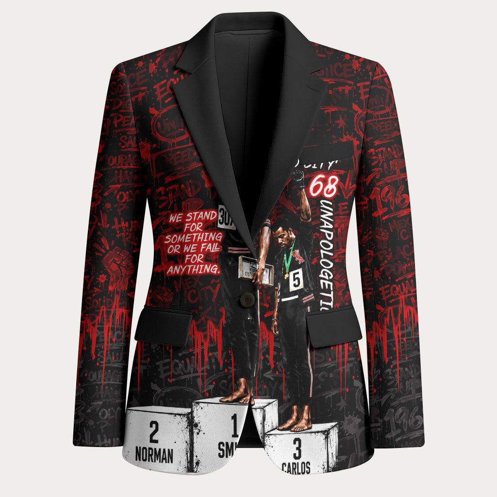 Mexico City 1968 Black Power Salute Blazer Unapologetic Civil Rights History Urban Graffiti Art