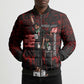 Mexico City 1968 Black Power Salute Bomber Puffer Jacket Unapologetic Civil Rights History Urban Graffiti Art