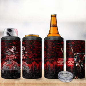 Mexico City 1968 Black Power Salute 4 in 1 Can Cooler Tumbler Unapologetic Civil Rights History Urban Graffiti Art