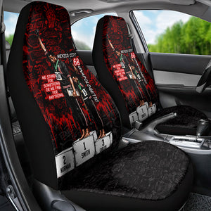 Mexico City 1968 Black Power Salute Car Seat Cover Unapologetic Civil Rights History Urban Graffiti Art