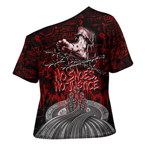 Mexico City 1968 Black Power Salute Cross Shoulder Shirt Unapologetic Civil Rights History Urban Graffiti Art