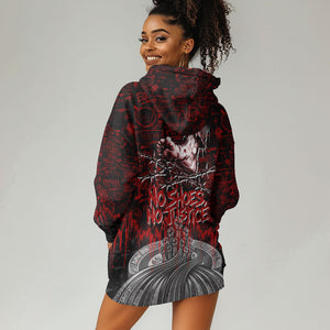 Mexico City 1968 Black Power Salute Hoodie Dress Unapologetic Civil Rights History Urban Graffiti Art