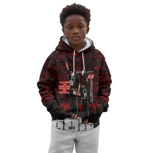 Mexico City 1968 Black Power Salute Kid Hoodie Unapologetic Civil Rights History Urban Graffiti Art