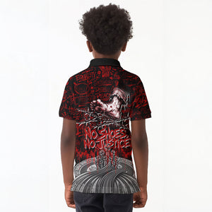 Mexico City 1968 Black Power Salute Kid Polo Shirt Unapologetic Civil Rights History Urban Graffiti Art