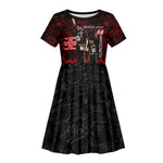 Mexico City 1968 Black Power Salute Kid Short Sleeve Dress Unapologetic Civil Rights History Urban Graffiti Art