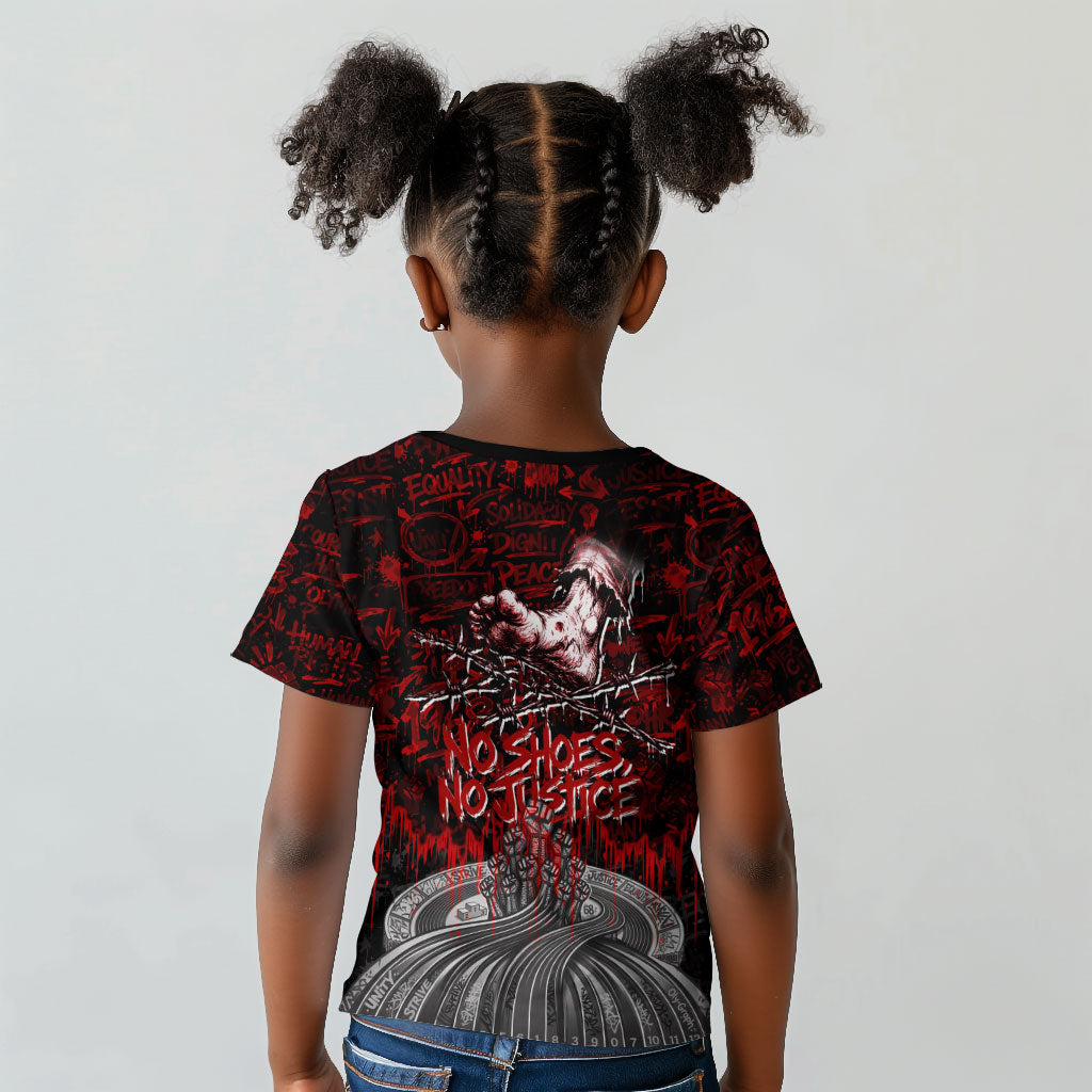 Mexico City 1968 Black Power Salute Kid T shirt Unapologetic Civil Rights History Urban Graffiti Art