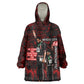 Mexico City 1968 Black Power Salute Kid Wearable Blanket Hoodie Unapologetic Civil Rights History Urban Graffiti Art